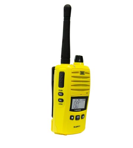 Gme 5/1 Watt Ip67 Uhf Cb Handheld Radio - Yellow