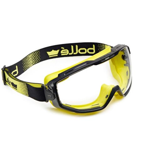 Universal Goggle Pc Clear Platinum Top Bottom Indirect Vent