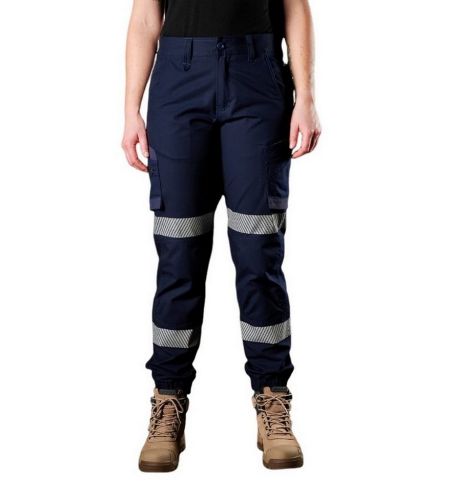 FXD Womens Stretch Cuffed Cargo Pants With Tape