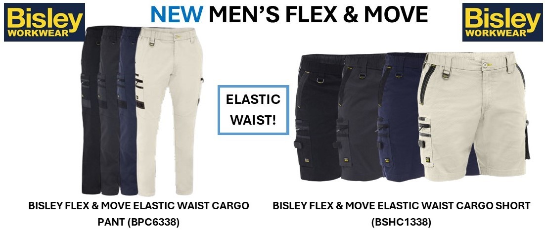 Mens elastic waist flex